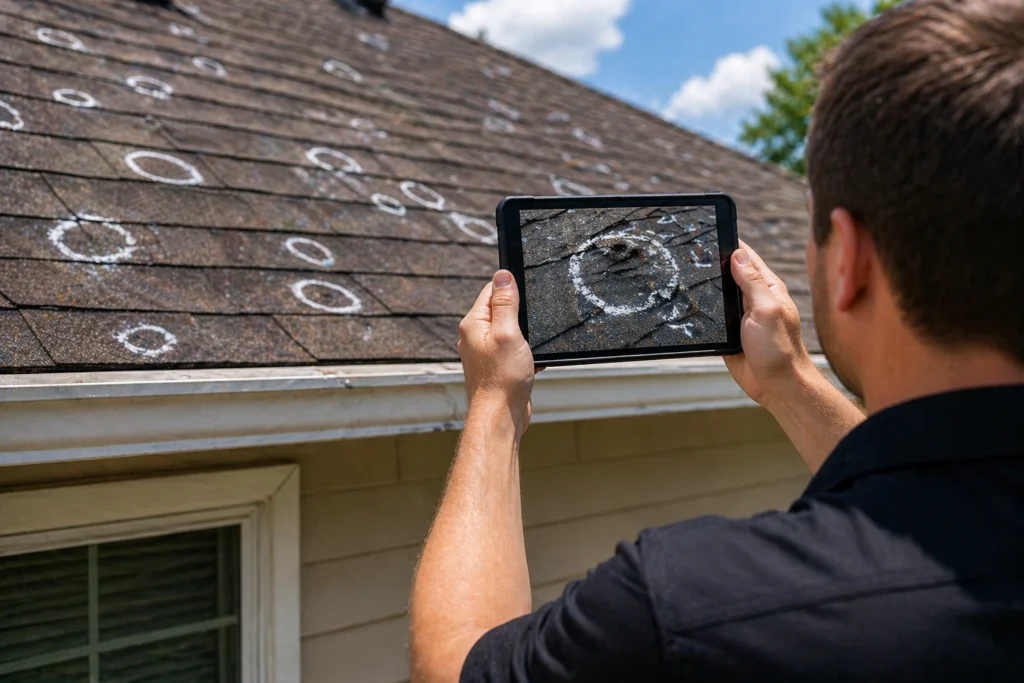 Document Hail Damage for an Insurance Claim 3